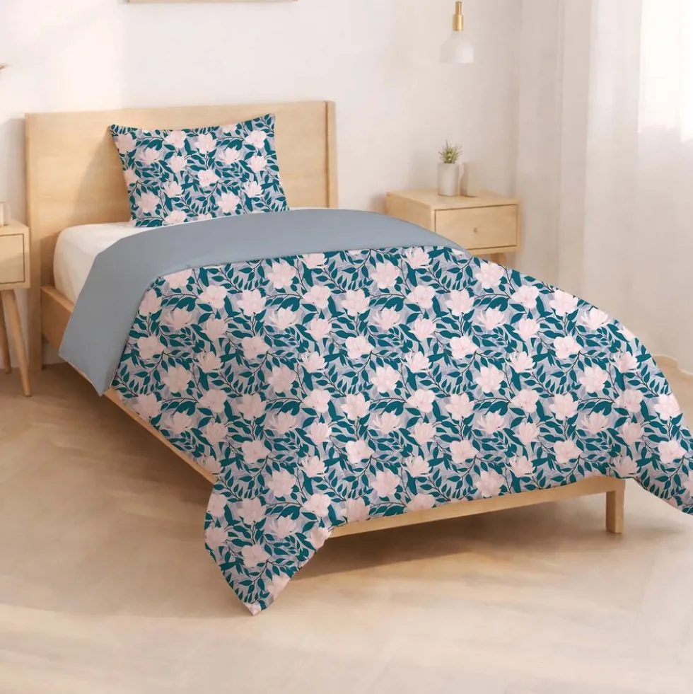 Pościel bawełniana 140 x 200 cm Pation Home Vivienne, magnolia