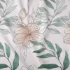 Pościel satynowa 220 x 200 cm Home Satin, różowo-zielone kwiaty