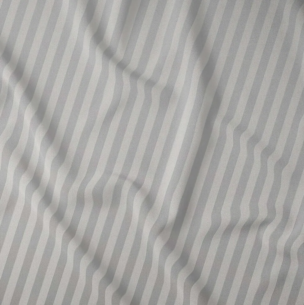Pościel z adamaszku 160 x 200 cm Pure Collection, jasnoszara