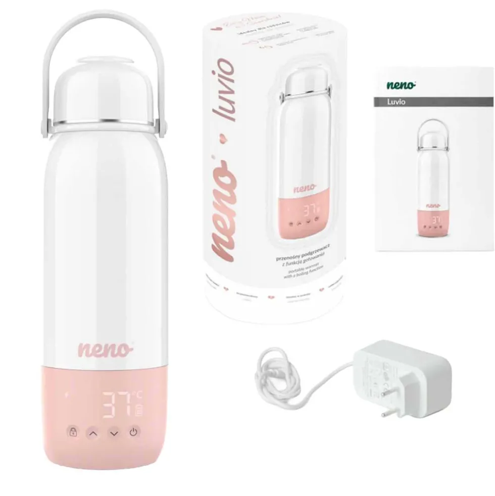 Podgrzewacz do mleka Neno Luvio, 120 W, z funkcją gotowania wody, biały