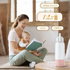 Podgrzewacz do mleka Neno Luvio, 120 W, z funkcją gotowania wody, biały