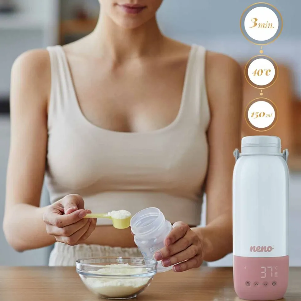 Podgrzewacz do mleka Neno Luvio, 120 W, z funkcją gotowania wody, biały