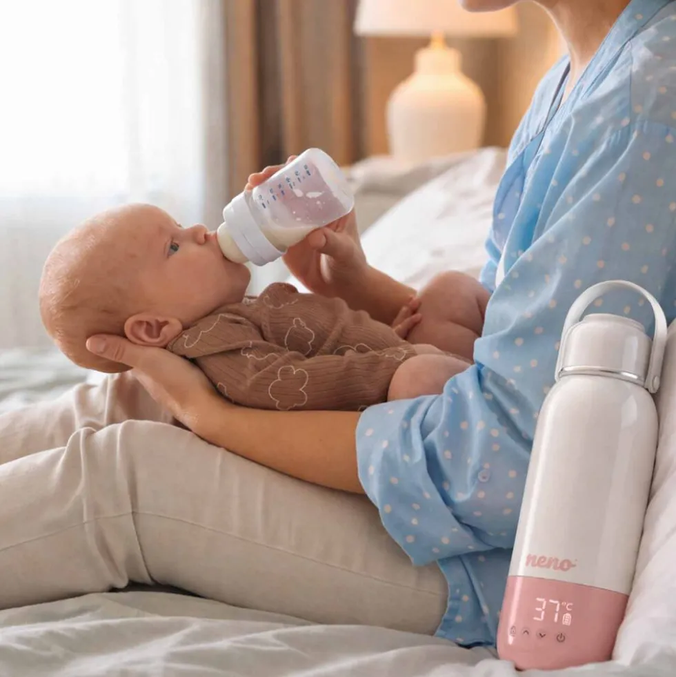 Podgrzewacz do mleka Neno Luvio, 120 W, z funkcją gotowania wody, biały