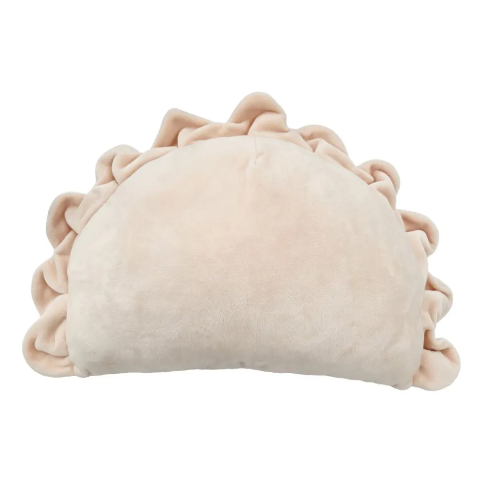Poduszka dekoracyjna Smukee Kids Pierożek, 48 cm, kremowy