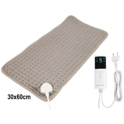 Poduszka elektryczna Blow, 60 x 30 cm, z pilotem, 9-stopniowa regulacja, szara