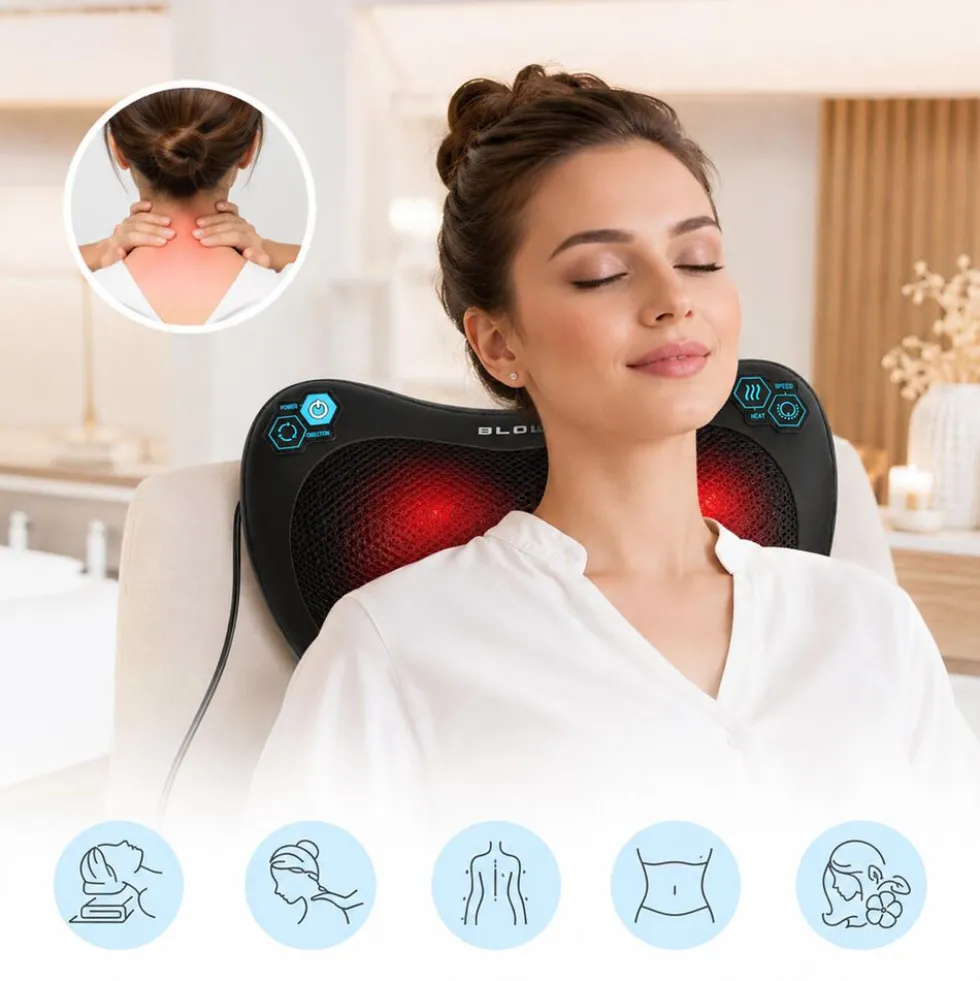 Poduszka masująca Blow Shiatsu, masażer