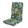 Poduszka ogrodowa Patio G054-02IB na fotel, zielona w liście