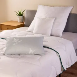 Poduszka ortopedyczna Smukee Home Aloe Vera 60 x 40, szara