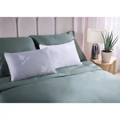 Poduszka ortopedyczna Smukee Home Aloe Vera 60 x 40, biała