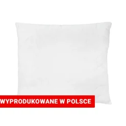 Poduszka 50 x 60 cm Sandby, biała mikrofibra