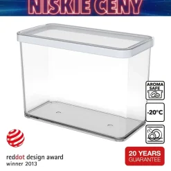 Pojemnik wysoki Rotho Loft, 2,1 l, biały