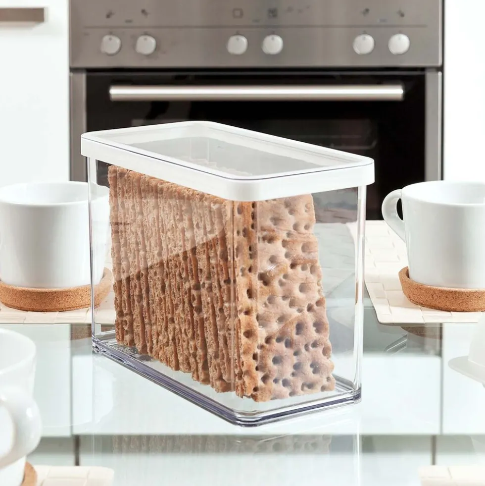 Pojemnik wysoki Rotho Loft, 2,1 l, biały