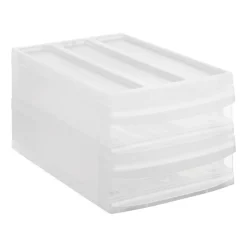 Pojemnik z 4 szufladami 25,5 x 39,5 x 20,3 cm Rotho Tower, transparentny