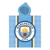 Ponczo kąpielowe dla dzieci Manchester City, 60 x 120 cm