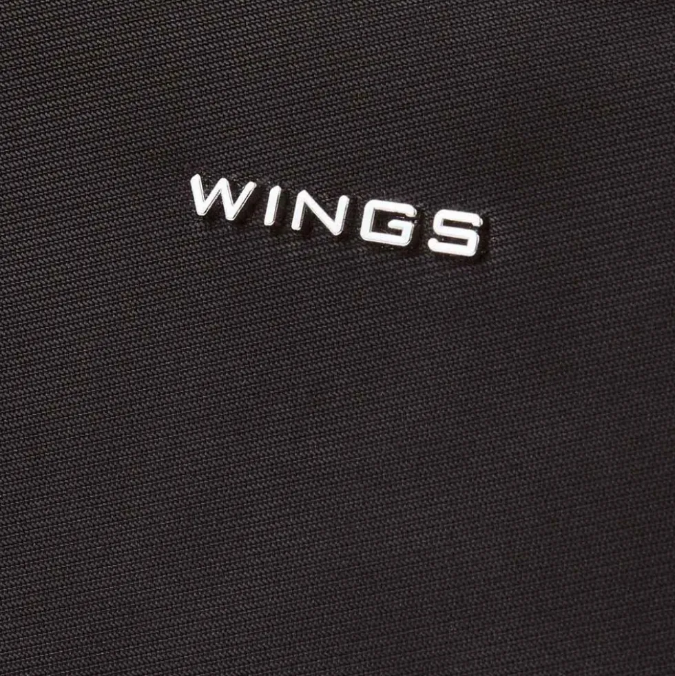 Portfel damski Wings Willow WLL02, 19 x 10 x 2 cm, czarny