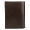 Portfel męski ze skóry koziej Wings, 13 x 10 x 2 cm, RFID, brązowy
