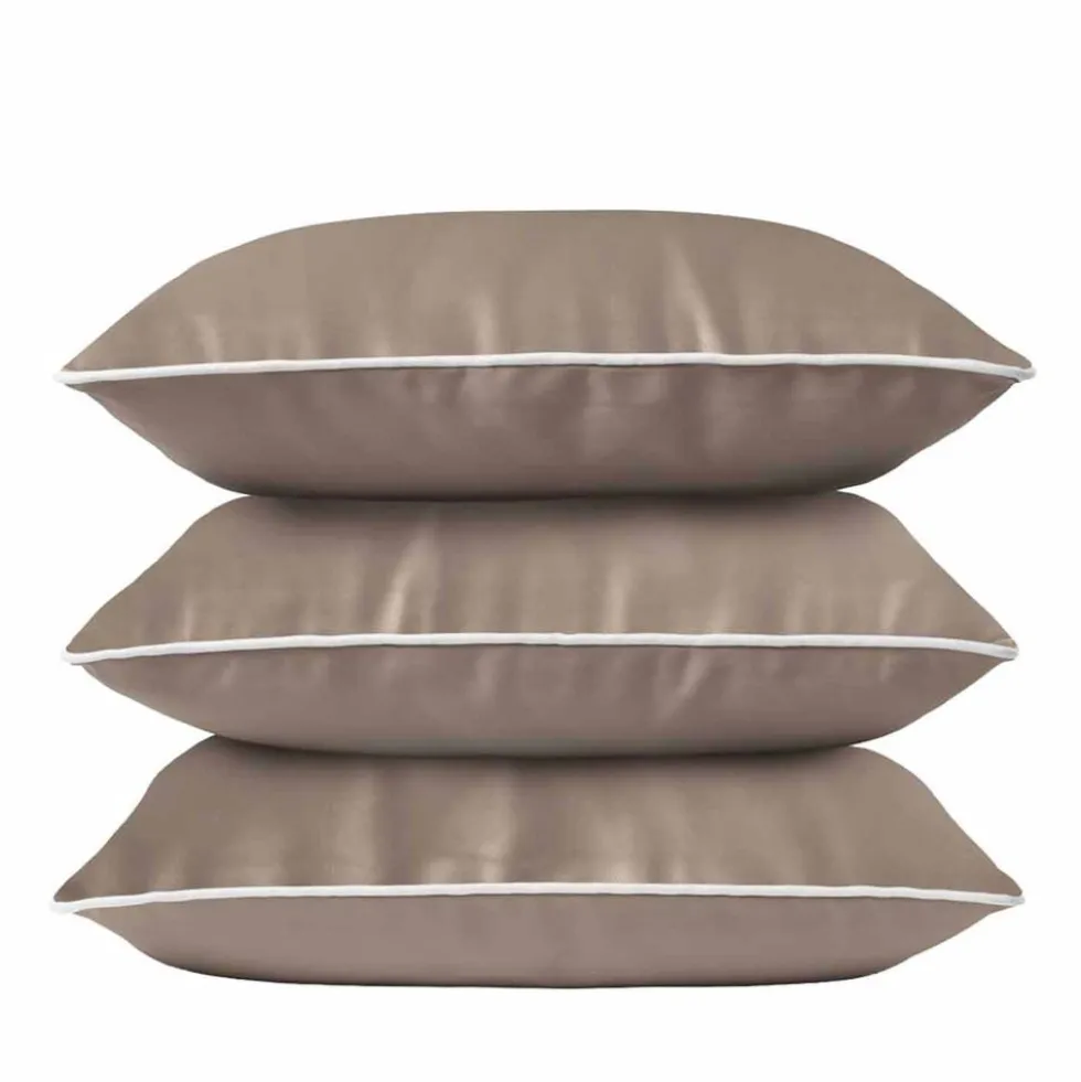 Poszewka na poduszkę z makosatyny 40 x 40 cm Pure Collection, 2 szt., taupe