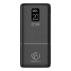 Powerbank Rebeltec P20 LCDPD, 20000 mAh, 22,5 W, czarny