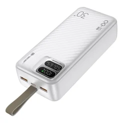 Powerbank Tracer Blaze, 30000 mAh, 65 W, biały
