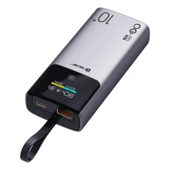 Powerbank Tracer Comet, 10000 mAh, 20 W, czarno-stalowy