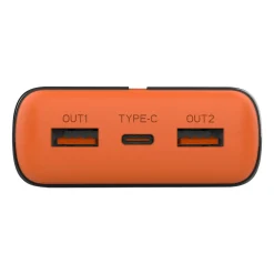 Powerbank Tracer EnerGen, 20000 mAh, grafitowo-pomarańczowy