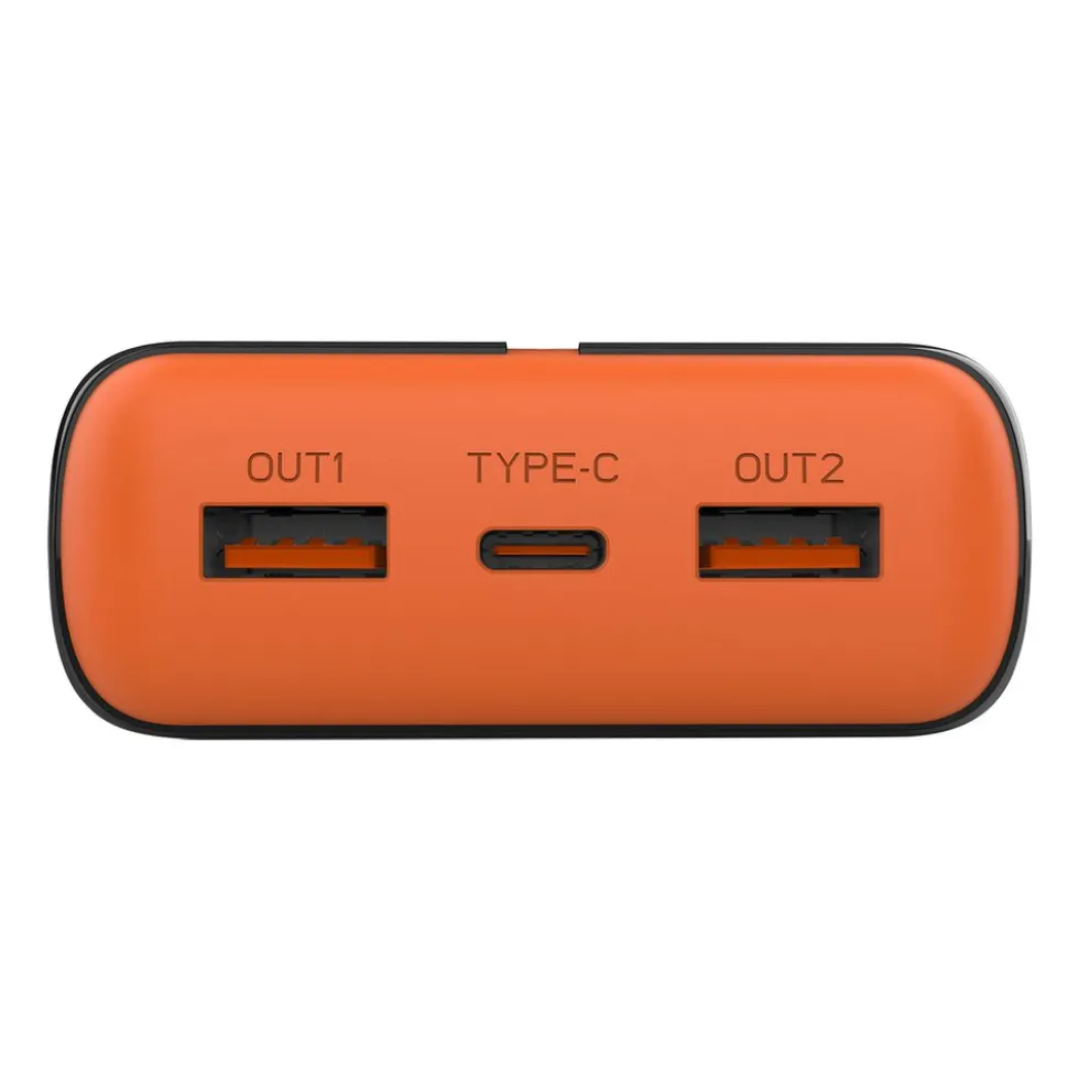 Powerbank Tracer EnerGen, 20000 mAh, grafitowo-pomarańczowy