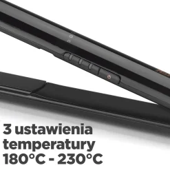 Prostownica BaByliss Smooth Finish 230 ST250E, 41 W, czarna
