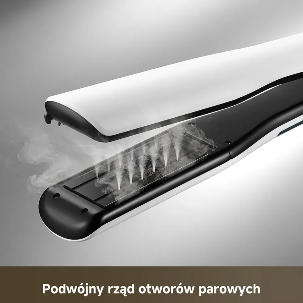 Prostownica do włosów Dreame AuraSteam, 2 w 1, biała