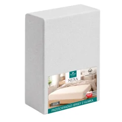 Prześcieradło z gumką 220 x 200 cm Pation Home Nexa, jasnoszare