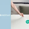 Prześcieradło z gumką 80-90 x 200 cm Restilo Amber, białe