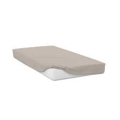 Prześcieradło z gumką 160 x 200 x 25 cm Soft Jersey, szare