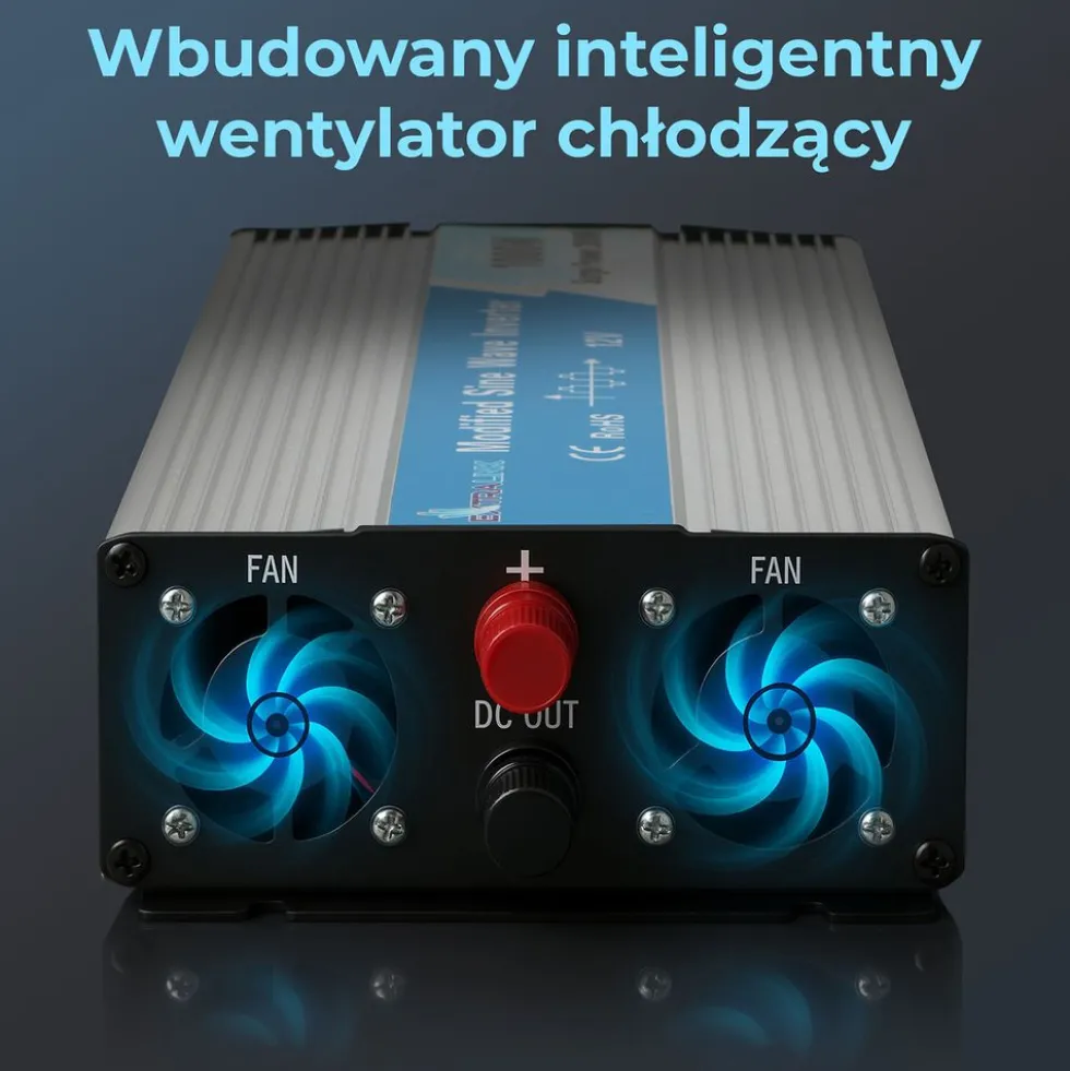 Przetwornica Extralink OPIM-1000W, 1000 W, modyfikowany sinus, moc szczytowa 2000 W