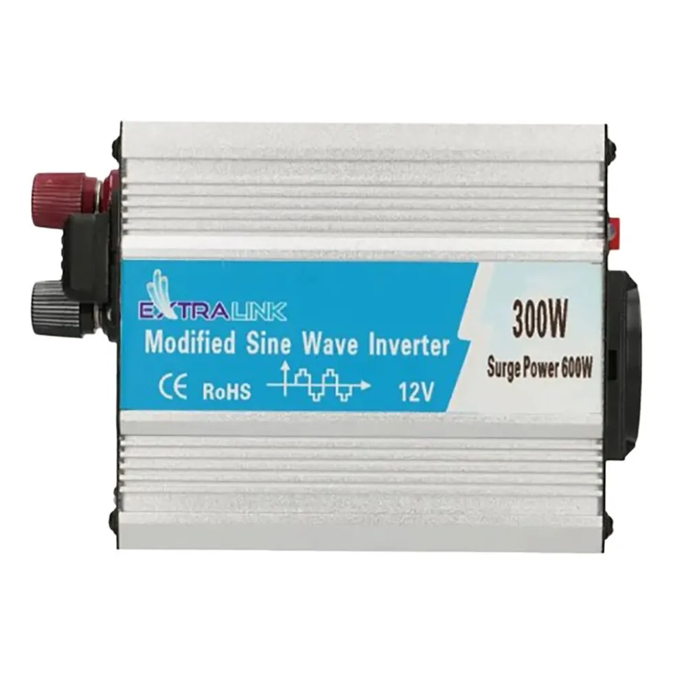 Przetwornica Extralink OPIM-300W, 300 W, modyfikowany sinus, moc szczytowa 600 W