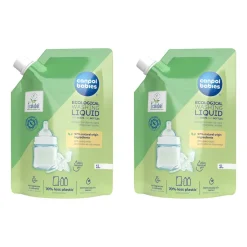 Płyn do mycia smoczków i butelek Canpol Babies, 2 x 1 l, opakowanie uzupełniające