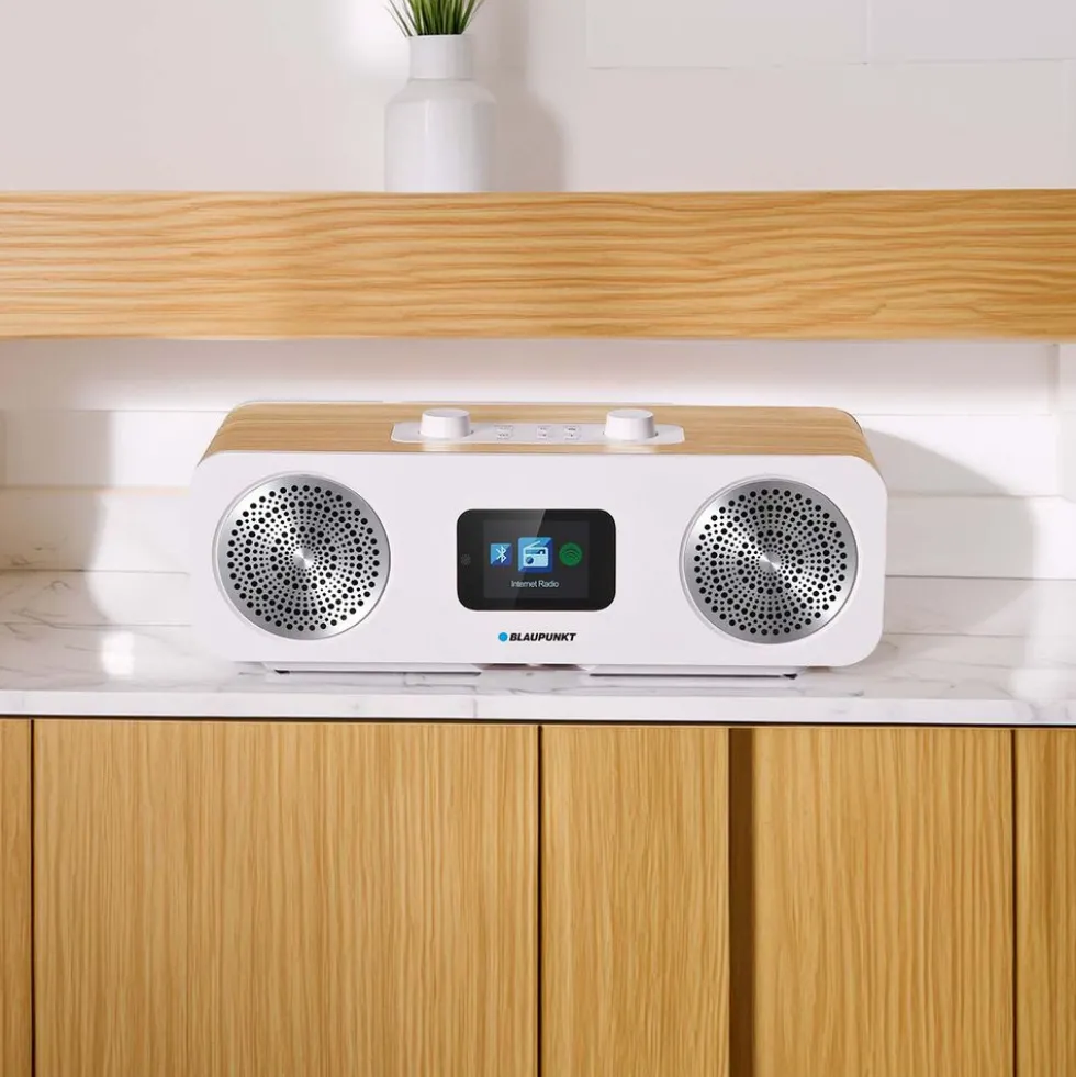 Radio internetowe Blaupunkt IR50DAB, Bluetooth, tuner DAB+/FM, kremowe