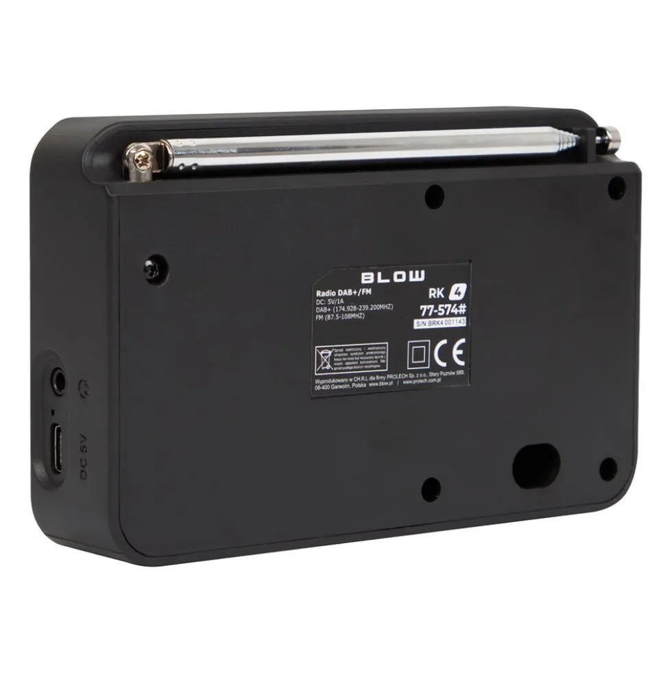 Radio kuchenne Blow RK4, FM/DAB+, Bluetooth