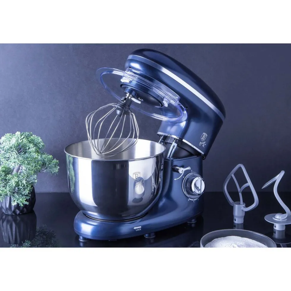 Robot planetarny Berlingerhaus Aquamarine, 1300 W, 6 l, 3 końcówki
