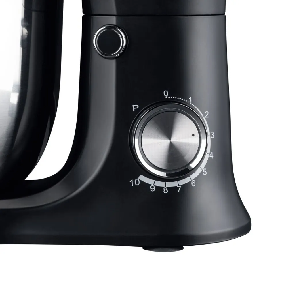 Robot planetarny Hoffen Expert, 1500 W, 2 misy 4 l i 5 l, czarny