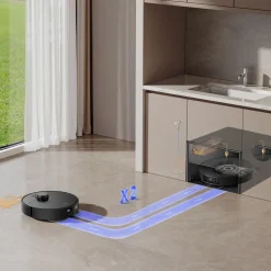 Robot sprzątajacy Dreame X40 Master, z funkcją mopowania i samoczyszczenia, czarny