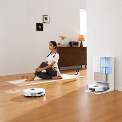 Robot sprzątający Dreame L10s Pro Ultra PureHeat, z funkcją mopowania i samoczyszczenia, biały