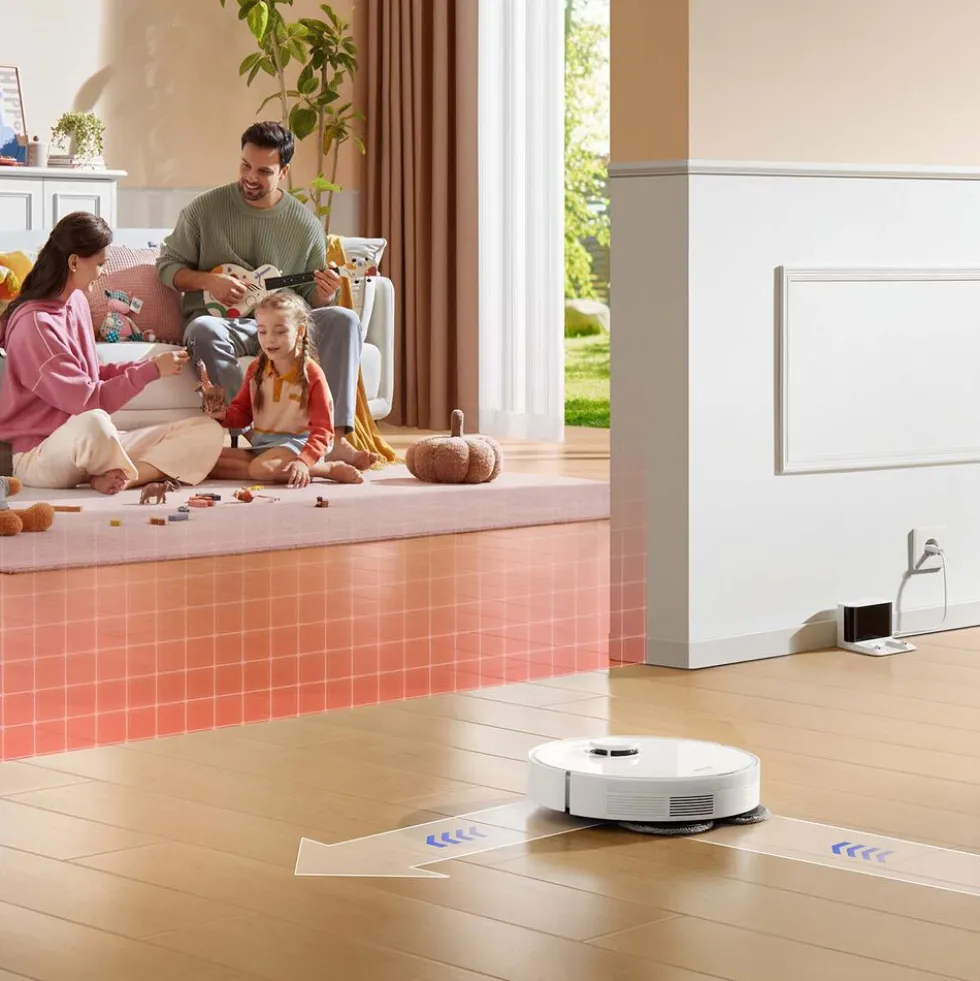 Robot sprzątający Dreame L10s Pro Gen 2, z funkcją mopowania, biały