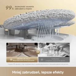 Robot sprzątający Dreame L40 Ultra A, 24 kPa, z funkcją mopowania, biały