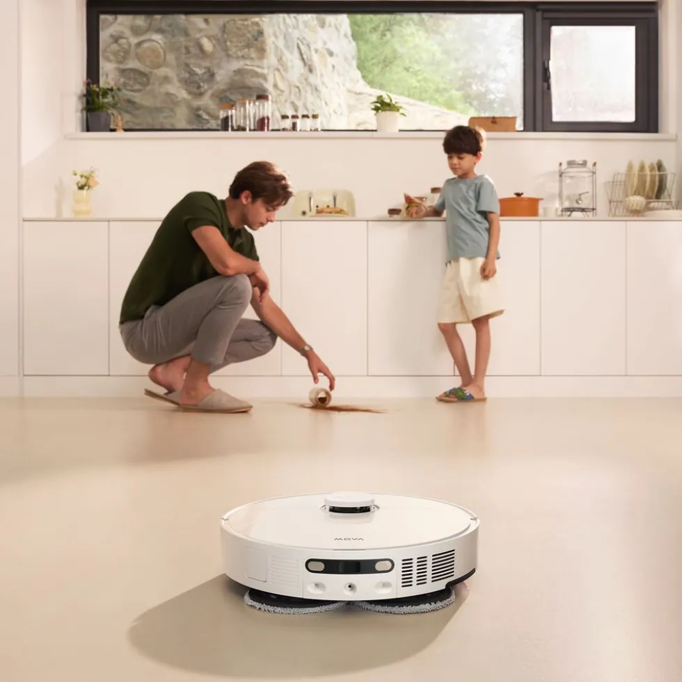 Robot sprzątający Mova P10 Ultra, z funkcją mopowania i samoczyszczenia, biały