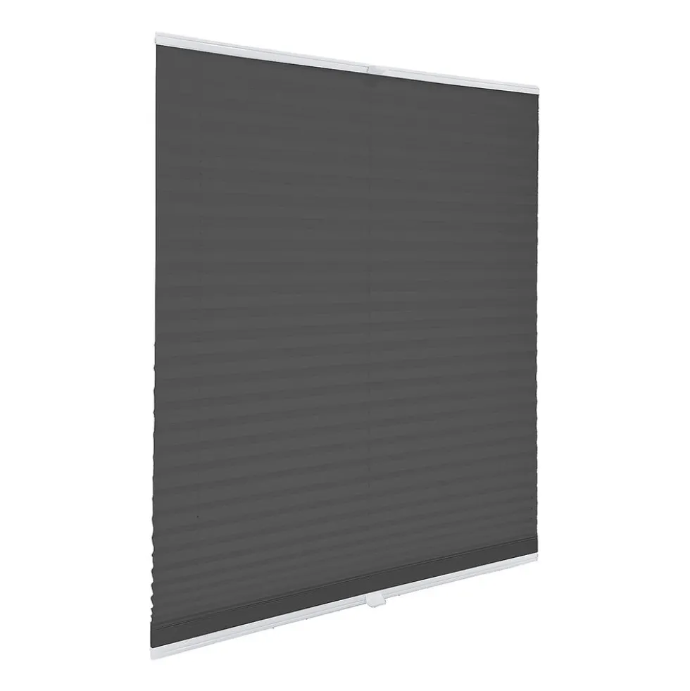 Roleta plisowana DecoTeam, 57 x 130 cm, szara