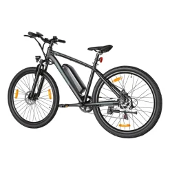 Rower elektryczny MTB Ancheer, 27,5”, czarny z zielonymi elementami