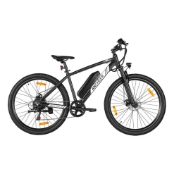 Rower elektryczny MTB Ancheer, 27,5”, czarny z białymi elementami