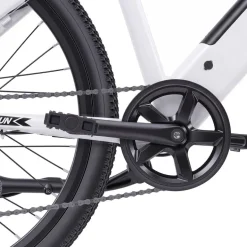 Rower elektryczny MTB Bikfun AMAK00054, koła 26'', biały