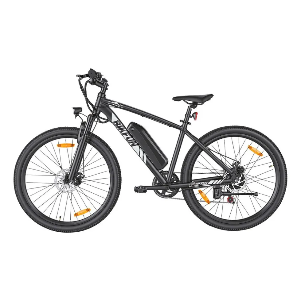 Rower elektryczny MTB Bikfun AMAK00051, koła 27,5'', biały