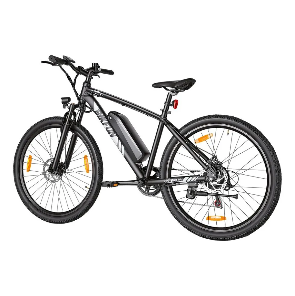 Rower elektryczny MTB Bikfun AMAK00051, koła 27,5'', biały