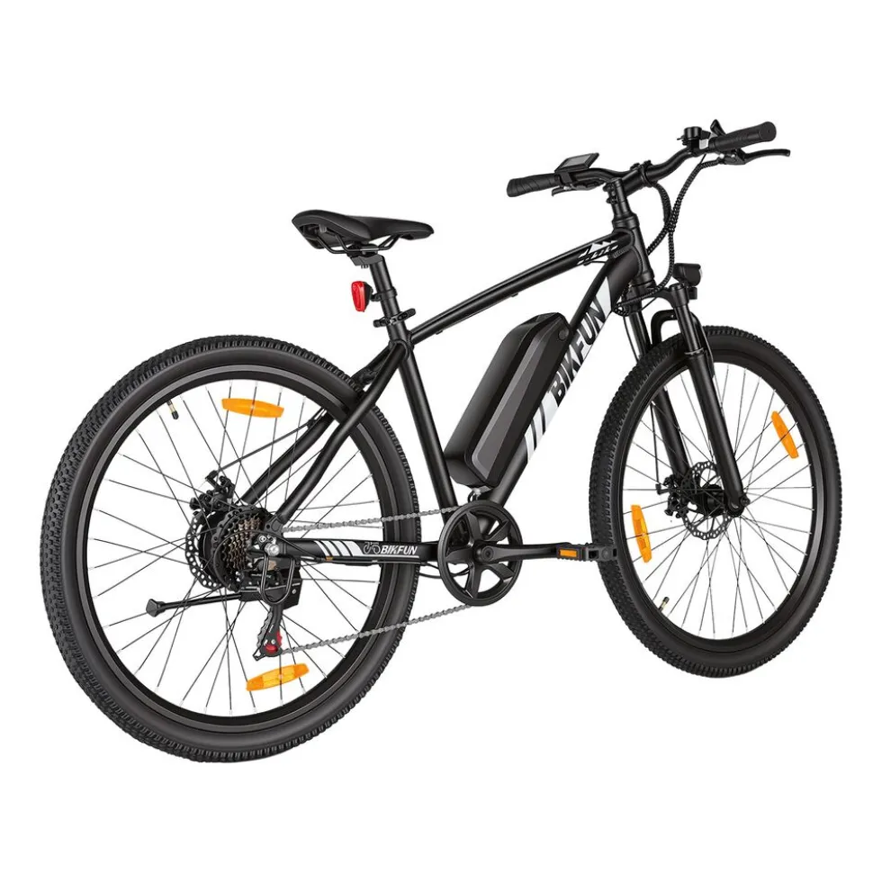 Rower elektryczny MTB Bikfun AMAK00051, koła 27,5'', biały